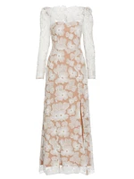 The New Bride Darcy Embellished Mesh Gown