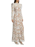 The New Bride Darcy Embellished Mesh Gown