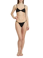 Damier Jacquard Bikini-Cut Panty