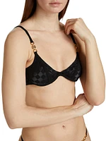 Damier Jacquard Underwire Bra