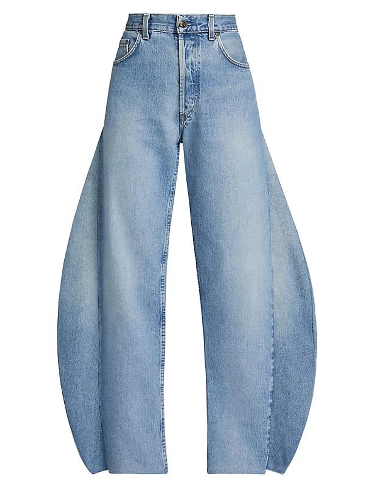 Curved Barrel Jeans