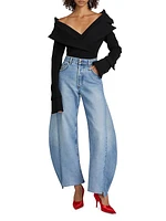 Curved Barrel Jeans