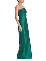 Preston Satin Column Gown