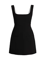 Tailored Squareneck Minidress