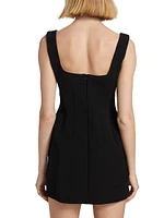 Tailored Squareneck Minidress