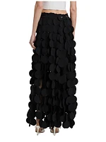 Main Circle Layered Maxi Skirt