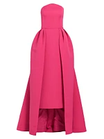 Arch Strapless High-Low Gown