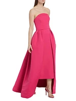 Arch Strapless High-Low Gown