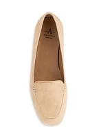 Judie Suede & Leather Flats