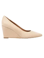 Posie 72MM Suede Wedge Pumps