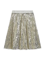 Little Girl's & Sequin-Embellished Pleated Skirt