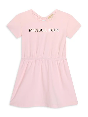 Little Girl's Logo Short-Sleeve Dress