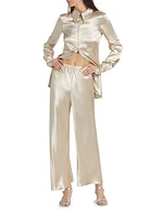 The Arthur Satin Pull-On Pants