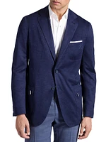 Two-Button Jersey Jacket