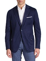 Two-Button Jersey Jacket