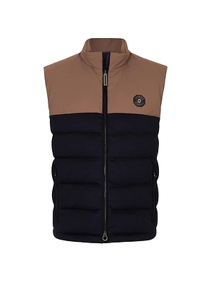 Gilet Vest With Snakeskin