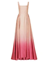 Bella Ombré Pleated Ballgown