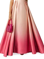 Bella Ombré Pleated Ballgown