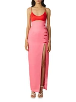 Blake Colorblocked Cut-Out Dress