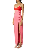 Blake Colorblocked Cut-Out Dress