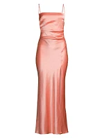 Nadia Satin Maxi Dress