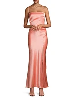 Nadia Satin Maxi Dress