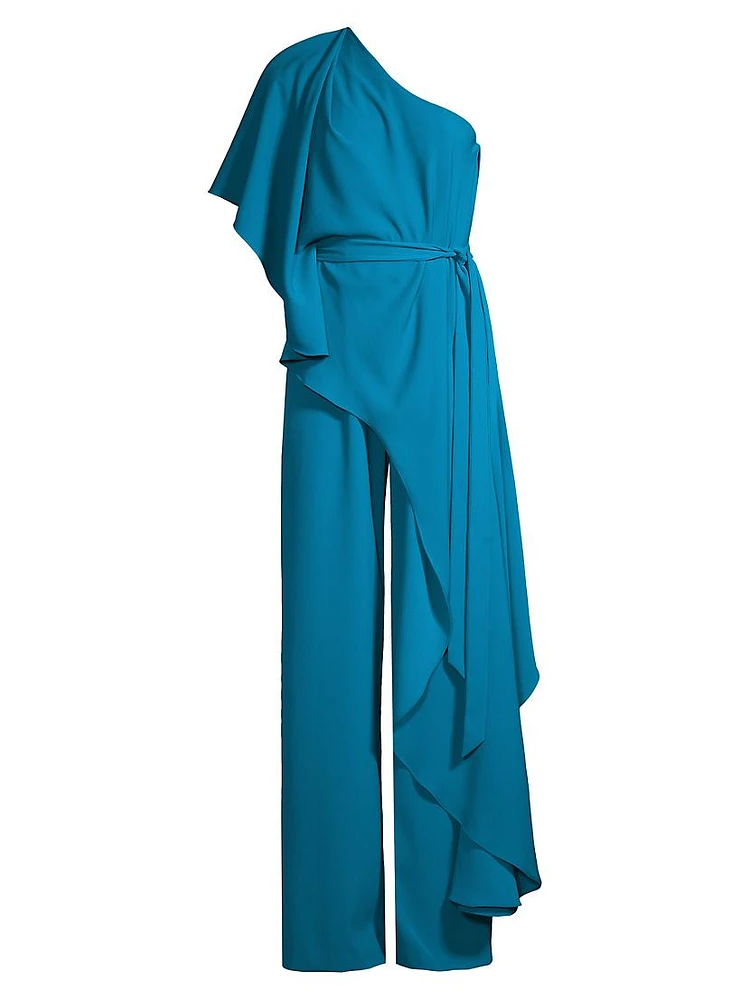 Eve Kristine One-Shoulder Jumpsuit