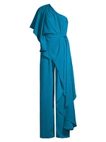 Eve Kristine One-Shoulder Jumpsuit