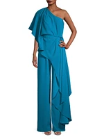 Eve Kristine One-Shoulder Jumpsuit