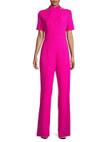 Mercer Halterneck Wide-Leg Jumpsuit