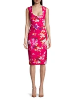 Oriana Floral Sheath Dress