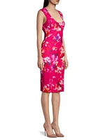 Oriana Floral Sheath Dress