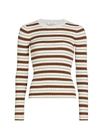 Striped Crewneck Top