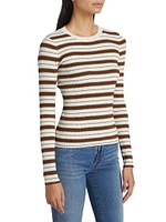 Striped Crewneck Top