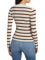 Striped Crewneck Top