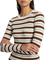 Striped Crewneck Top