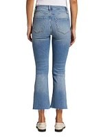 Le Crop Mini Boot-Cut Jeans