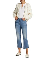 Le Crop Mini Boot-Cut Jeans