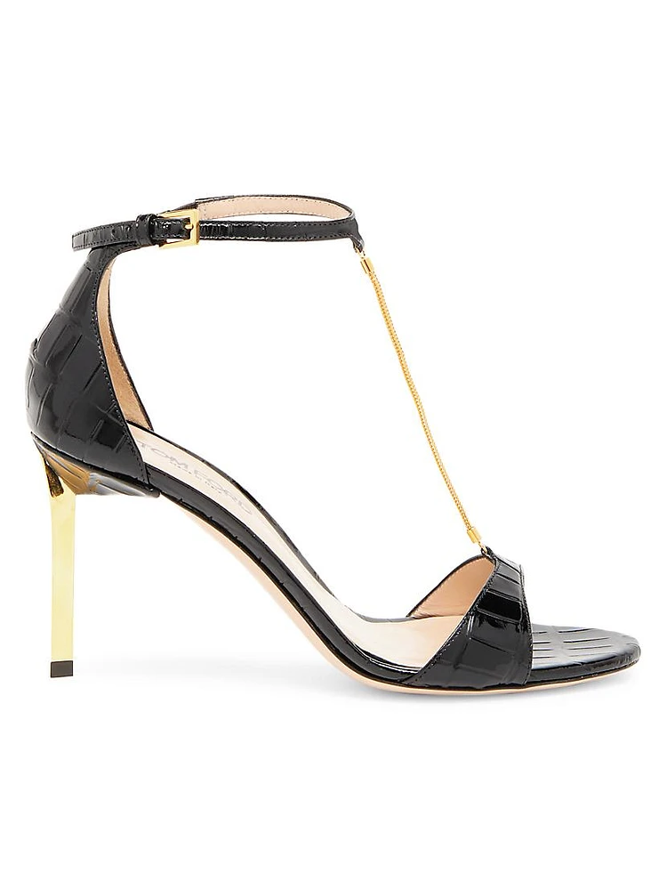 Emanuelle 105MM T-Strap Sandals