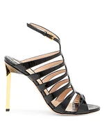 Carine 85MM Leather Strappy Sandals