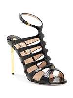 Carine 85MM Leather Strappy Sandals