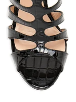 Carine 85MM Leather Strappy Sandals