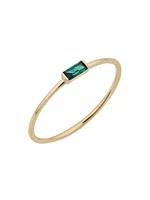 14K Yellow Gold, Fresco Baguette Ring