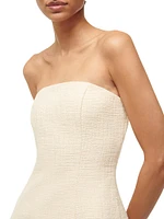 Silvia Tweed Strapless Top