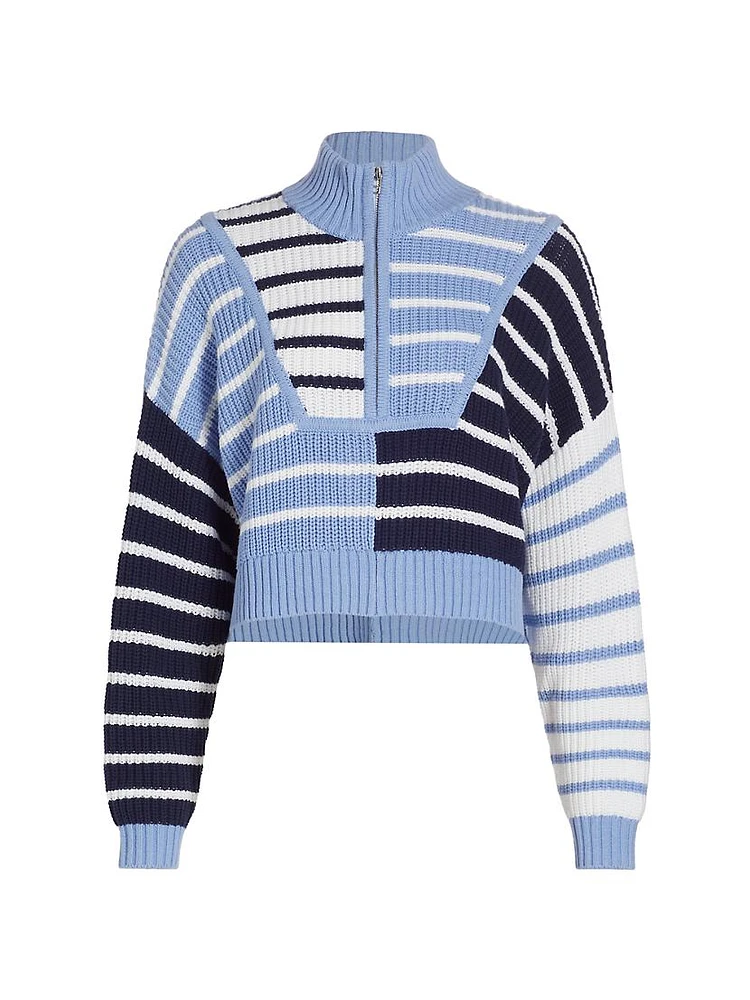 Hampton Quarter-Zip Cotton-Blend Sweater