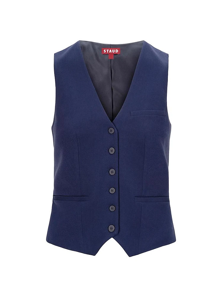 Brett Button-Front Vest