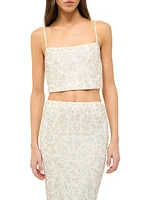 Fermo Beaded Crop Top