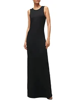 Bari Sleeveless Jersey Maxi Dress