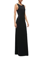 Bari Sleeveless Jersey Maxi Dress