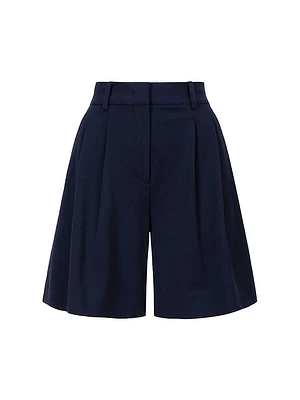 Luisa Long Pleated Shorts